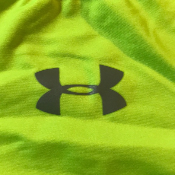 YLG Neon Green Underarmour Compression Long Sleeve - Picture 2 of 4